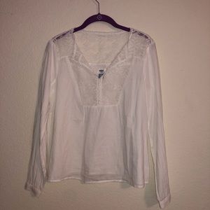 Old Navy white blouse